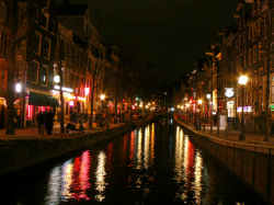Le Red Light District, quartier des prostituées