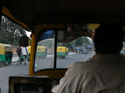 Vue depuis un rickshaw...